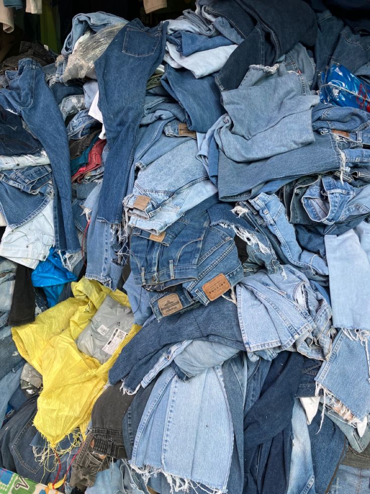 Sourced denim and garments